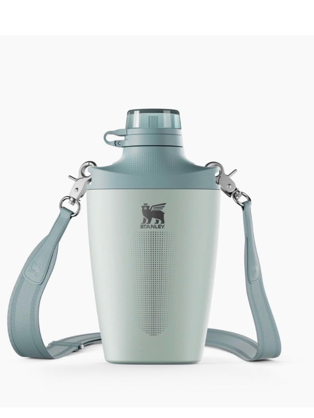 NEW! Stanley Cross Bottle  with strap! Light Blue rare! Color